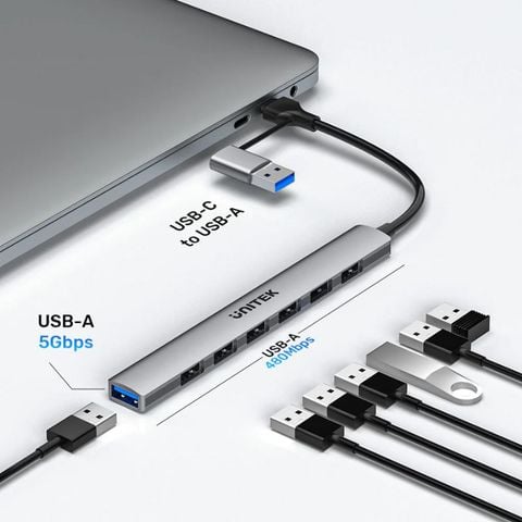 hub-chia-7-cong-usb-a-5gbps-unitek-uhub-s7
