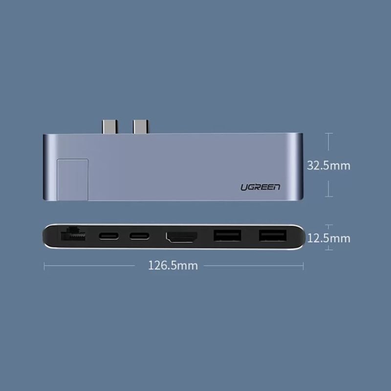 hub-ugreen-dual-usb-c-cho-macbook-6-in-1-lan-gigabit-hdmi-4k-50984