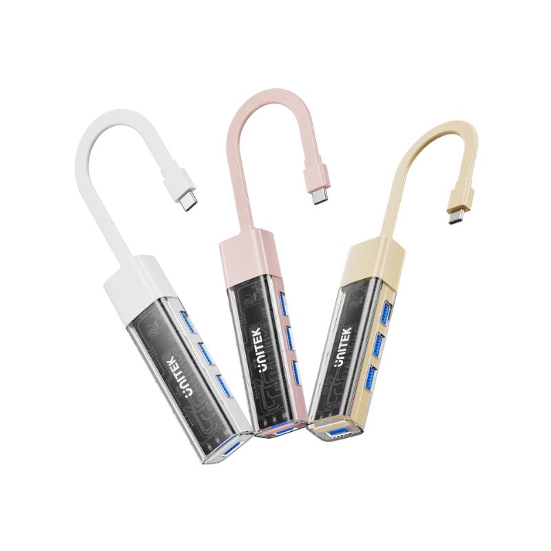 Hub UNITEK 4 Cổng USB A 5Gbps Dùng Chung Cho USB C/ USB A