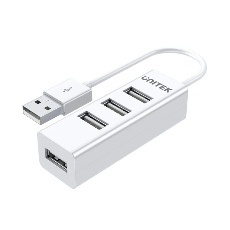 Hub UNITEK Chia 4 Cổng USB 2.0 Màu Trắng