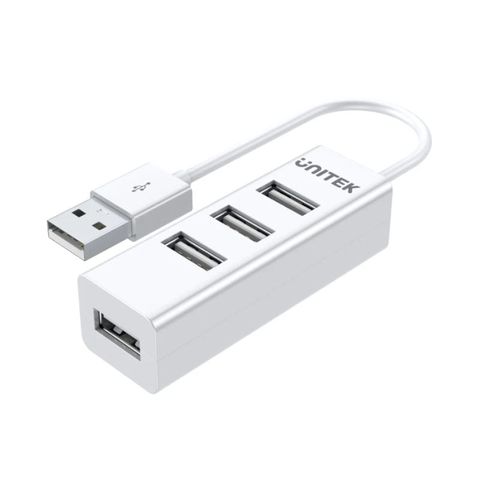 hub-unitek-chia-4-cong-usb-2-0-mau-trang
