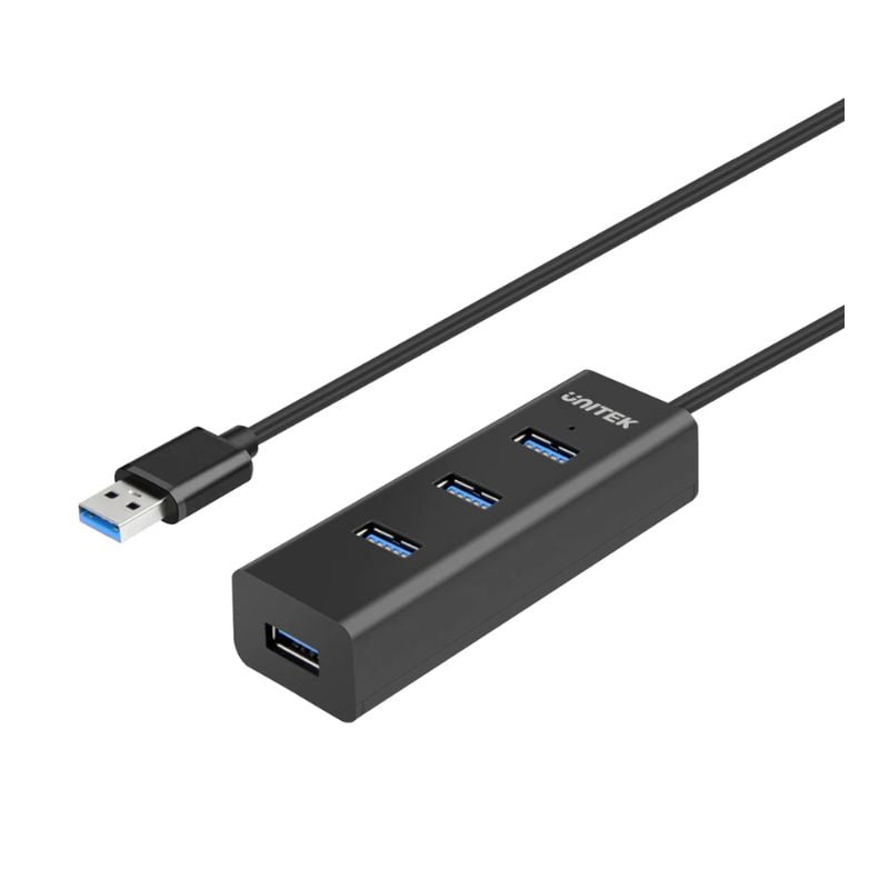 Hub UNITEK Chia 4 Cổng USB 3.0 Tốc Độ 5Gbps Có Nguồn Phụ