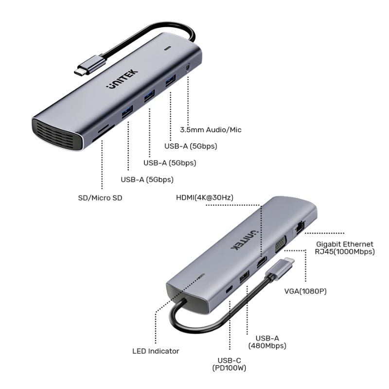 hub-usb-c-11-in-1-unitek