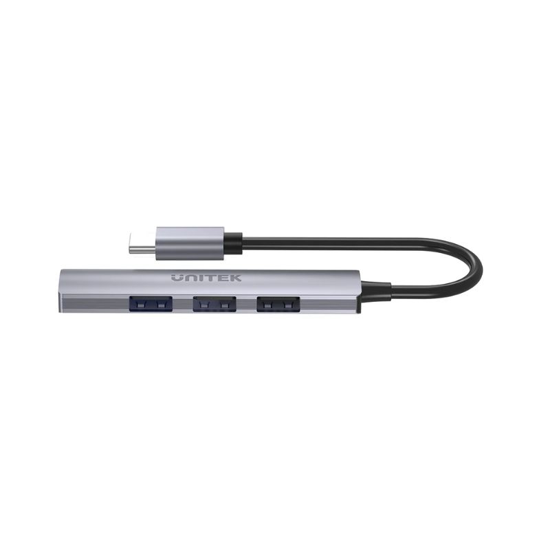 Hub USB C UNITEK 4 Cổng USB A (1x 5Gbps + 3x 480Mbps) Siêu Mỏng