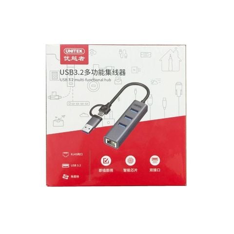 hub-usb-c-unitek-h1907c-3x-usb-3-0-lan-gigabit-1000mbps