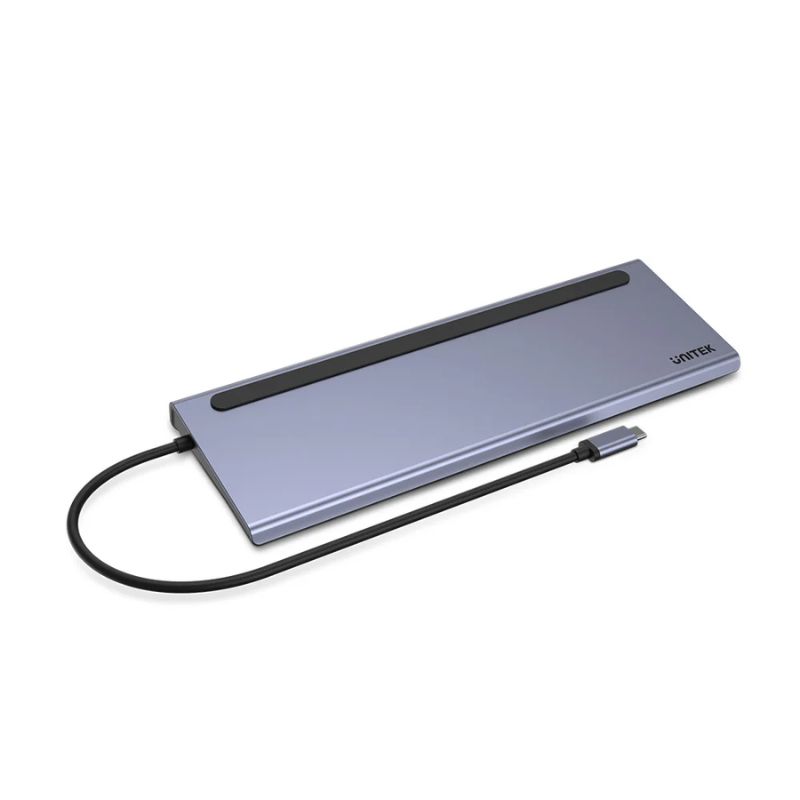 Hub USB C UNITEK uHUB 11 11 in 1 (3 Màn Hình 4K + LAN Gigabit + PD 100W)