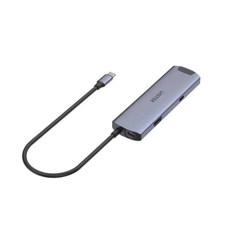 Hub USB C UNITEK uHUB H6 6 in 1 (HDMI 4K + LAN Gigabit + PD 100W)
