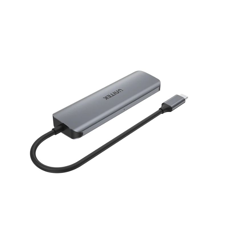Hub USB C UNITEK uHUB P5 4 Cổng USB A 5Gbps (Có Nguồn Phụ 10W)