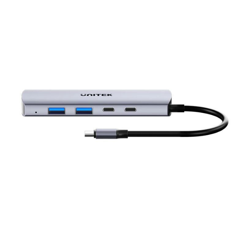 Hub USB C UNITEK uHUB Q4 4 Cổng 10Gbps (2x USB C + 2x USB A)
