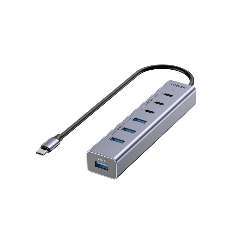 Hub USB C UNITEK uHUB S7+ 7 in 1 (3x USB C 10Gbps + 4x USB A 5Gbps)