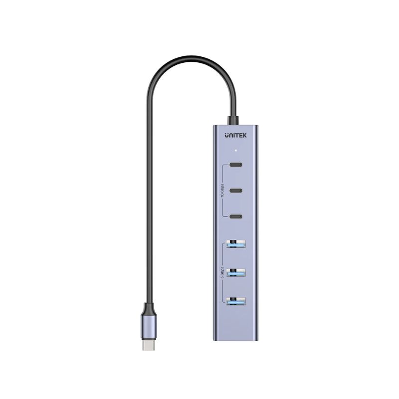 Hub USB C UNITEK uHUB S7+ 7 in 1 (3x USB C 10Gbps + 4x USB A 5Gbps)