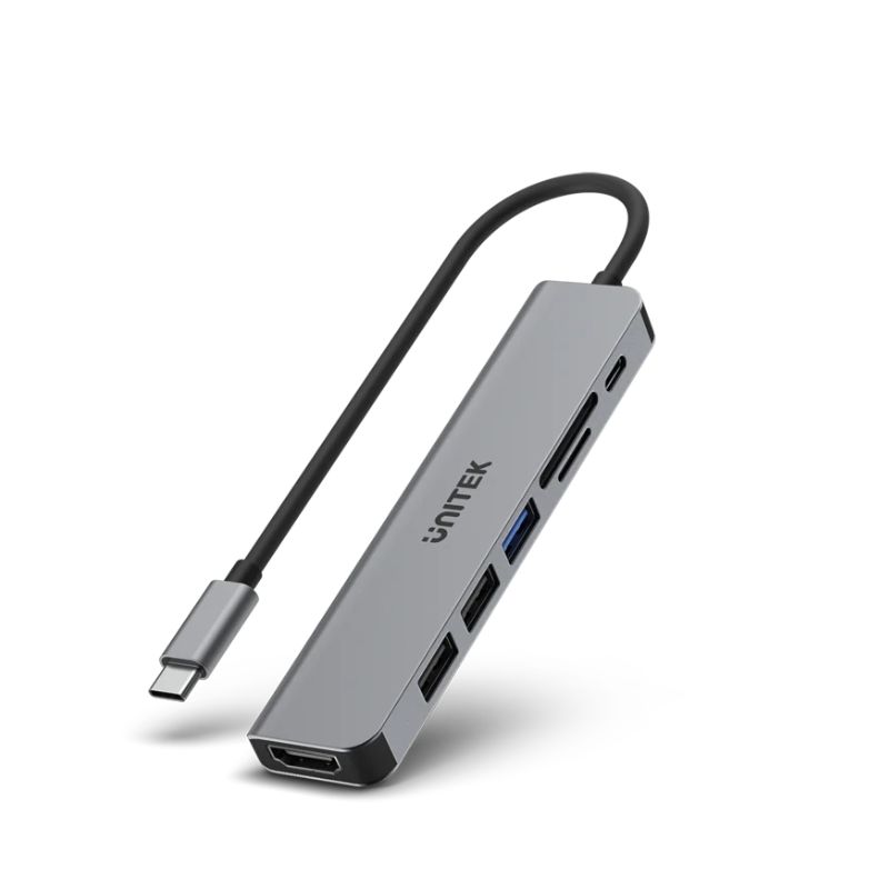 Hub USB C UNITEK uHUB S7+ 7 in 1 (HDMI 4K + PD 100W + USB 3.0/2.0)