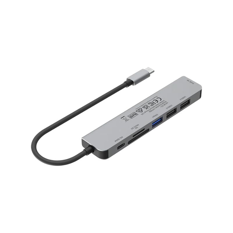Hub USB C UNITEK uHUB S7+ 7 in 1 (HDMI 4K + PD 100W + USB 3.0/2.0)