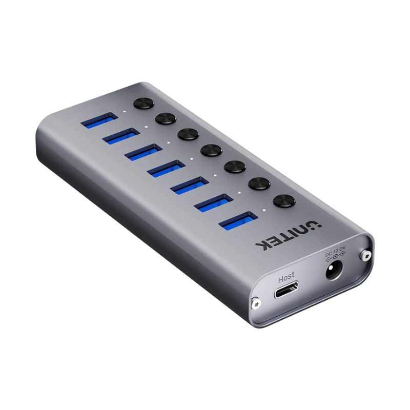 Hub USB UNITEK 7 Cổng USB3.0 Tốc Độ Cao Có Nguồn Phụ