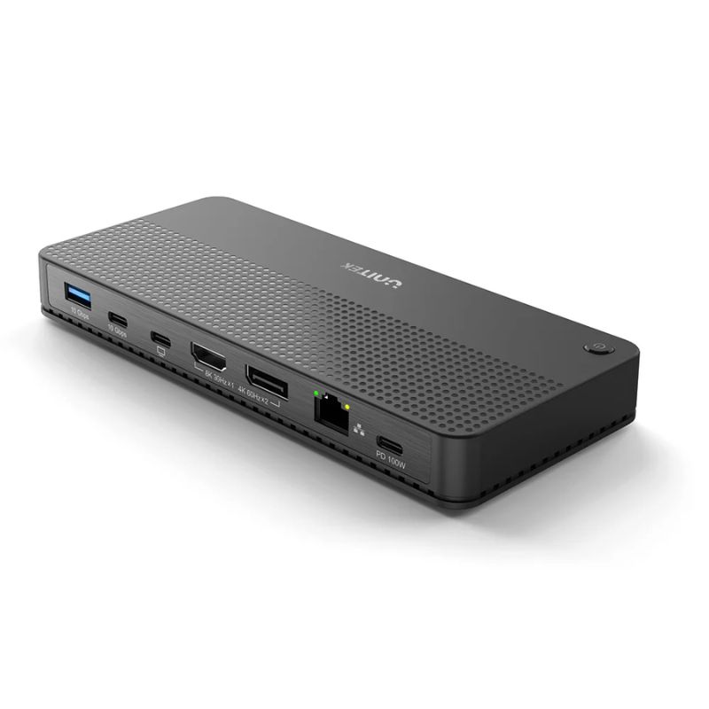 Hub USB4 UNITEK 12 in 1 - 8K/Triple 4K, 40Gbps, 100W PD