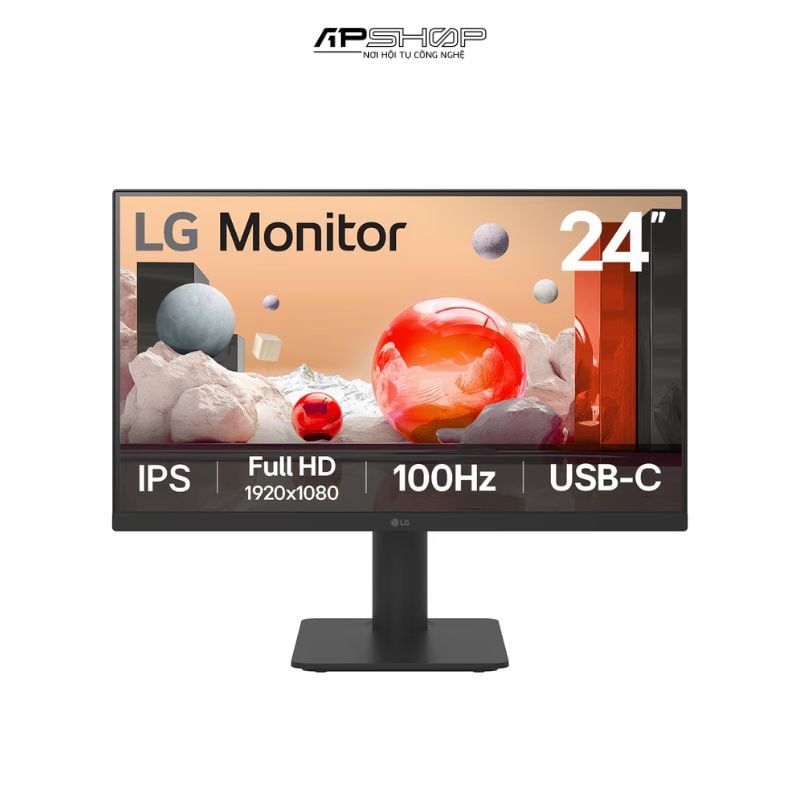 Màn hình Văn phòng LG IPS USB C 100Hz | 24" | 24MS570B