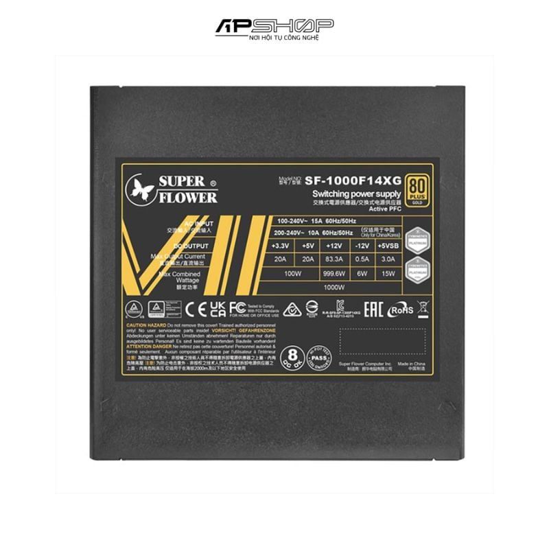 Nguồn SuperFlower Leadex VII XG 1000W ATX 3.1 | 80 Plus Gold