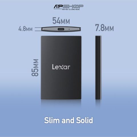 Ổ cứng SSD di động Lexar SL500 tốc độ 2000MB/s | USB 3.2