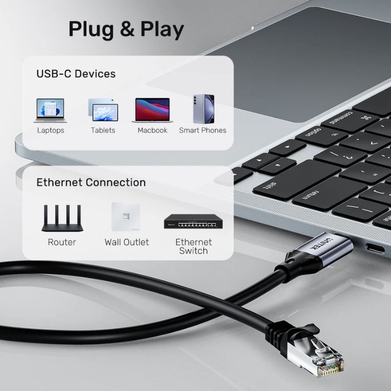 cap-chuyen-usb-c-to-lan-gigabit-unitek-c18148-ho-tro-thunderbolt-3-4