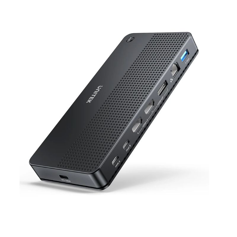 Trạm kết nối Docking UNITEK KVM 4K 60Hz 100W PD | Điều Khiển 2 PC