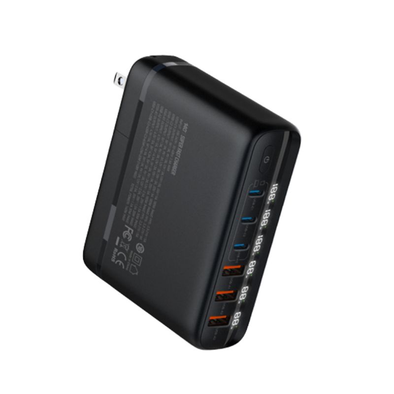 Sạc Để Bàn LDNIO A6140C GaN 140W (Đa Cổng, PD 3.1 Cực Nhanh)