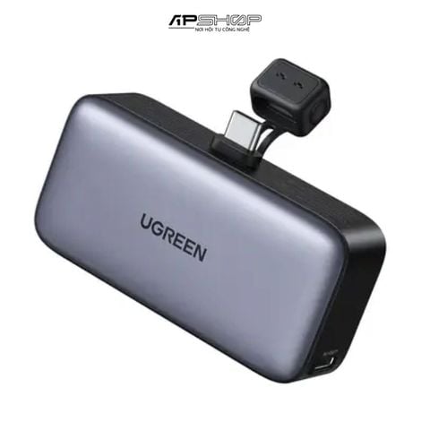 Sạc dự phòng UGREEN 5000mAh có cáp USB C PB503