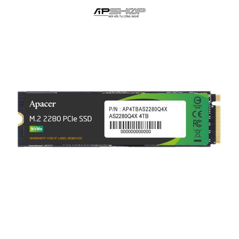 SSD Apacer AS2280Q4X M.2 PCIe Gen 4