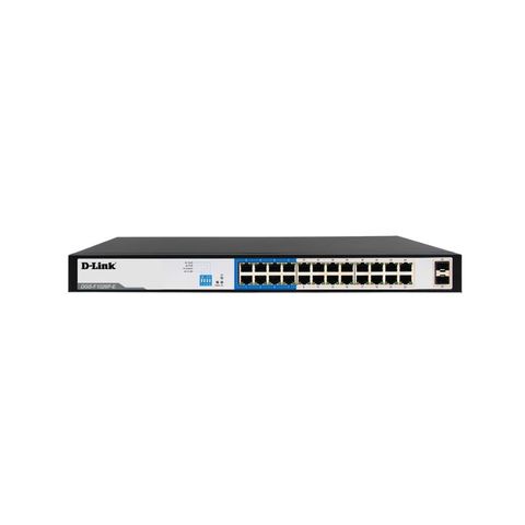 Switch PoE D-Link DGS-F1026P-E (24 Cổng PoE Gigabit, 2 SFP, 250W)