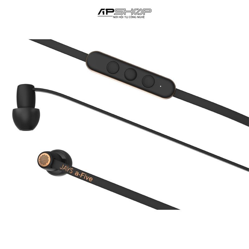 Tai nghe bluetooth Jays a Five màu Black/Gold
