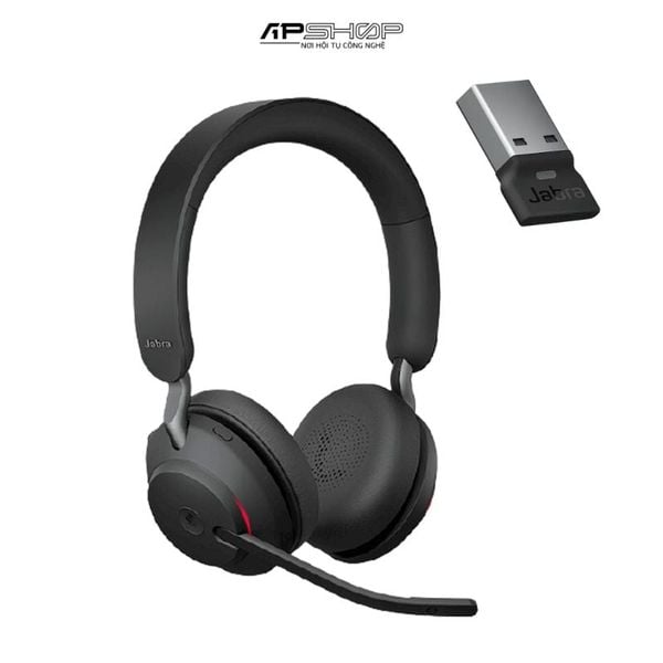 Tai nghe Jabra Evolve2 65 Wireless | Có chống ồn | Chính hãng
