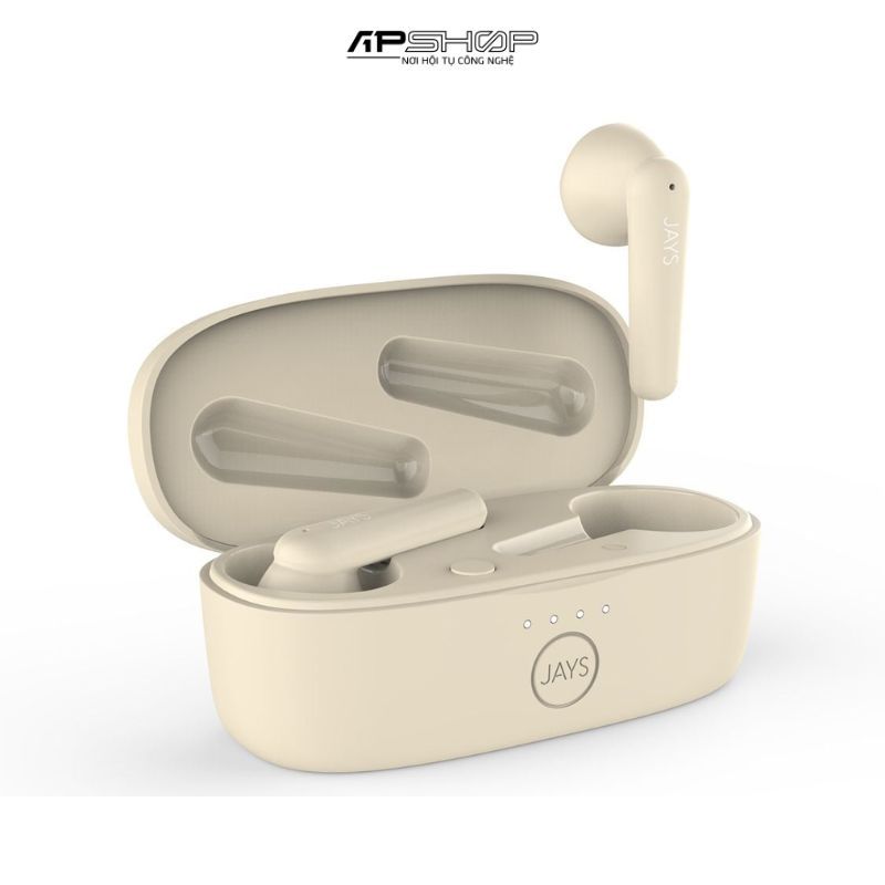 Tai nghe True Wireless Jays T Six màu Sand