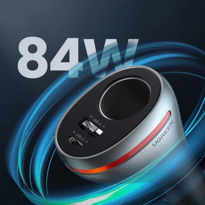 Tẩu sạc ô tô UGREEN CD204 2 cổng USB