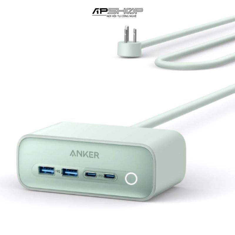 Trạm sạc Anker 525 67W (7 cổng 3AC2C2A) A91C0