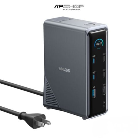 Trạm sạc Anker Prime 160W Dock 14 in 1