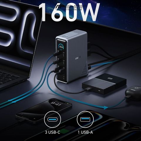 Trạm sạc Anker Prime 160W Dock 14 in 1