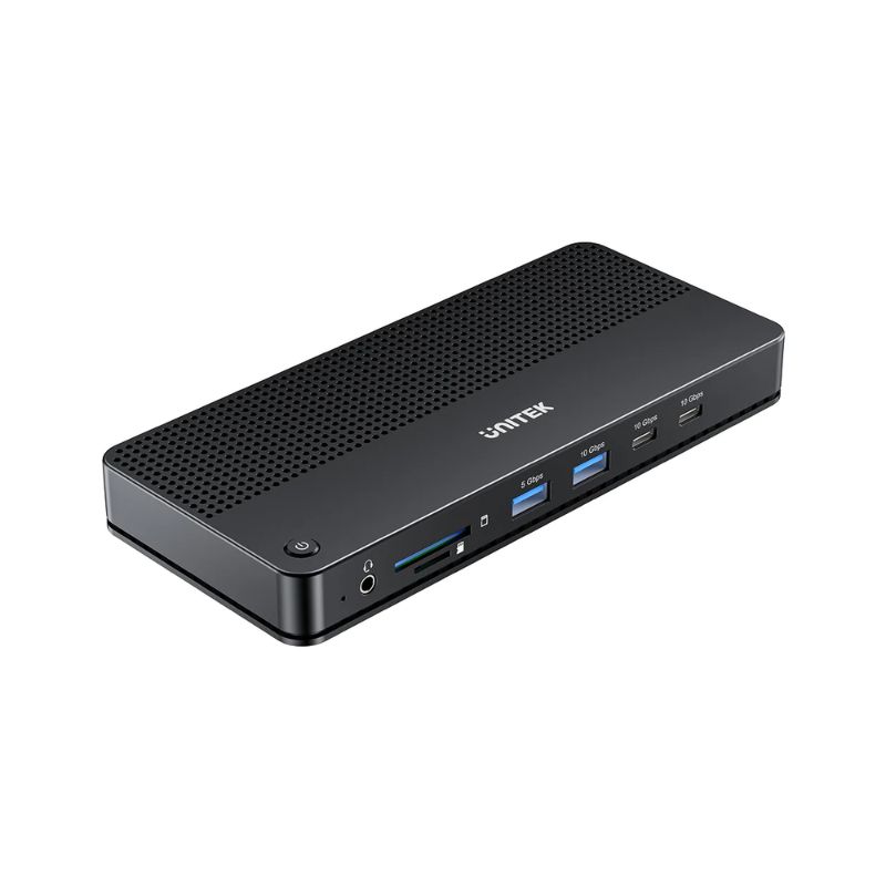 Trạm kết nối Docking UNITEK USB C 8K - Triple 4K, 100W PD