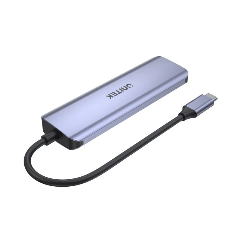 Hub USB C UNITEK uHUB Q4 Next 4 Cổng 5Gbps (2x USB C + 2x USB-A) Siêu Mỏng