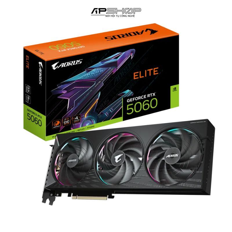 VGA Gigabyte AORUS RTX 5060 ELITE 8G