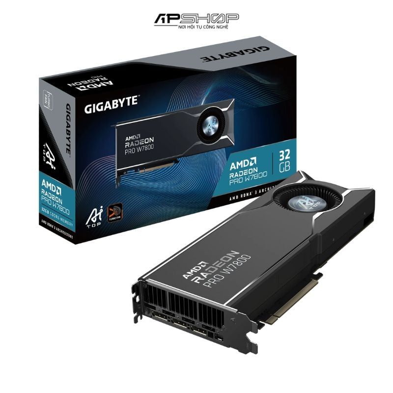VGA Gigabyte Radeon PRO W7800 AI TOP 32G