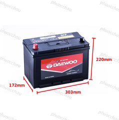 Ắc Quy Daewoo 105D31L/R 12V 90AH