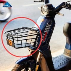 Giỏ Sắt Dùng Cho Xe Điện Yadea X-Bull, Vekoo, Xe Điện Yadea i8 Có nắp - Chắc chắn - Thời trang