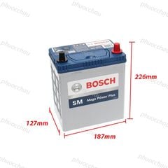 Ắc Quy BOSCH 40B19L/R 12V-35Ah