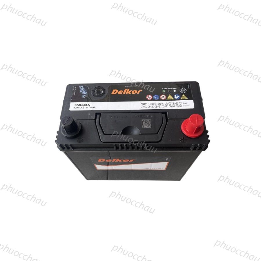 Ắc Quy Delkor 55B24L/LS (12V - 46Ah)