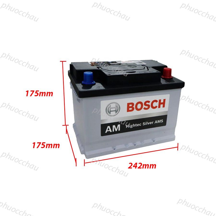 Ắc Quy BOSCH DIN 562.051 12V-62Ah