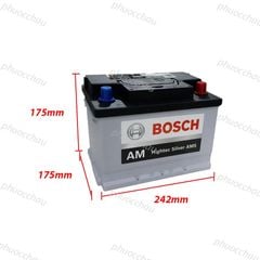 Ắc Quy BOSCH DIN 562.051 12V-62Ah