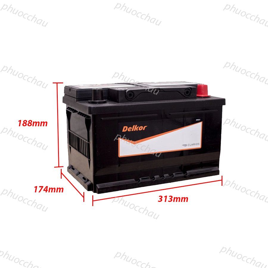 Ắc Quy Delkor  DIN 59043 (12V - 90Ah)