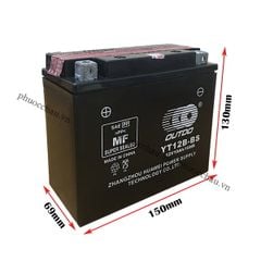 Bình ắc quy xe moto OUTDO YT12B-BS 12V - 10AH