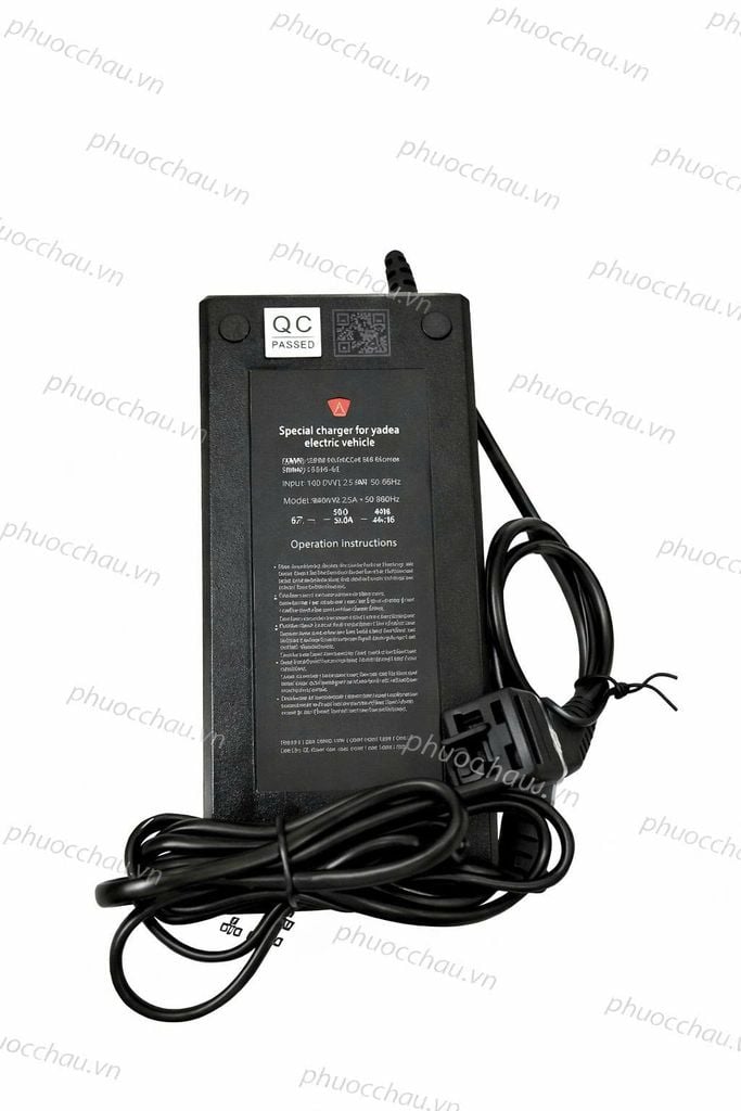 Sạc Xe Điện 60V-3A/4A - Phụ Kiện Chính Hãng Cho Xe Điện Yadea