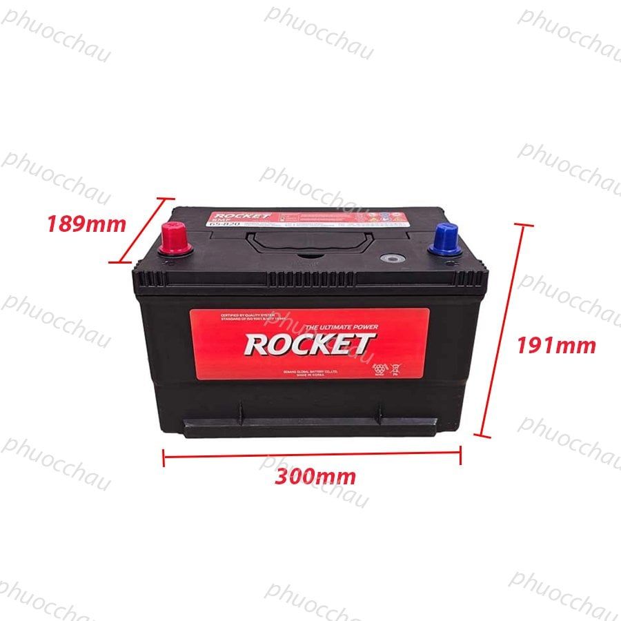 Ắc Quy ROCKET SMF 65-820 (Ford Explorer) 12V-88Ah