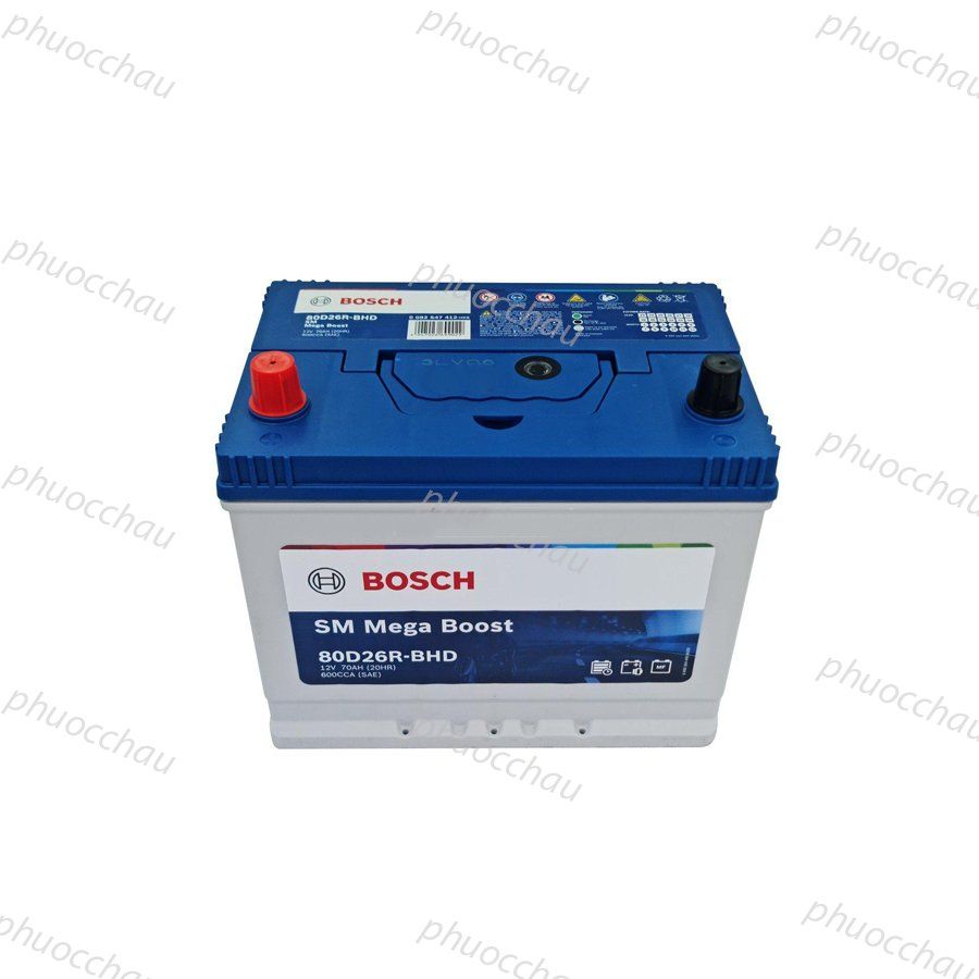 Ắc Quy BOSCH 80D26L/R (12V-70AH)